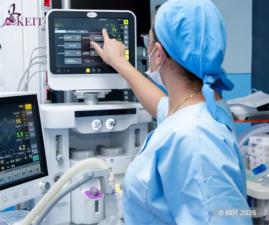 Liposuction surgery performed using advanced technology for precise body contouring.